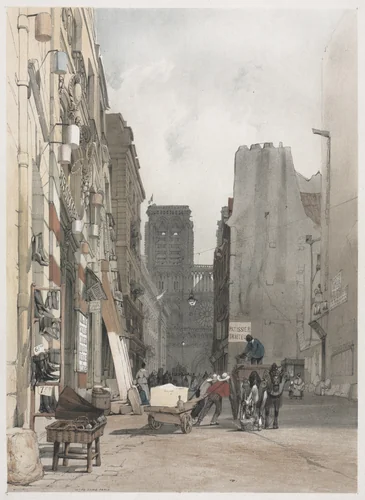 Picturesque Architecture in Paris, Ghent, Antwerp, Rouen: Nôtre Dame, Paris by Thomas Shotter Boys, other, 1839