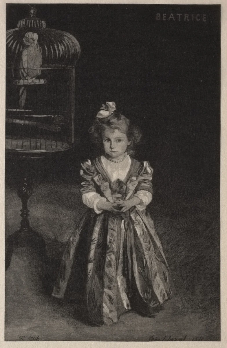 Beatrice Goelet by Henry Wolf, print, 1891