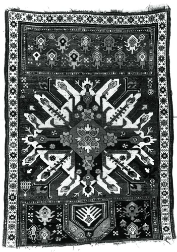 Karabagh Prayer Rug by Kazakhstan, Caucasus, textile, 1875-1900