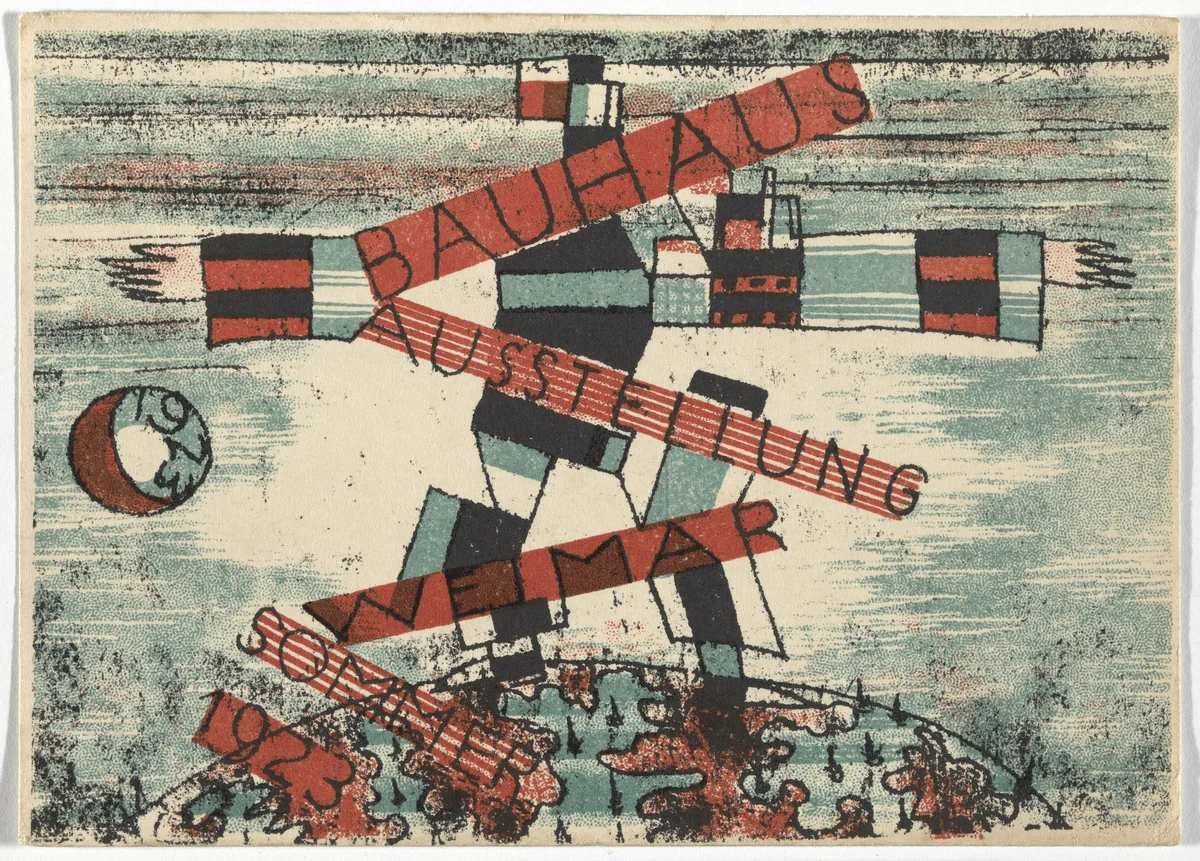 Bauhaus Ausstellung Weimar Sommer 1923 by Ludwig Hirschfeld-Mack, design, 1923