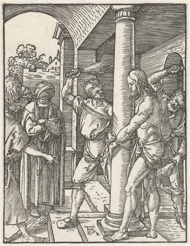 Geseling van Christus by Unknown, print, 1509