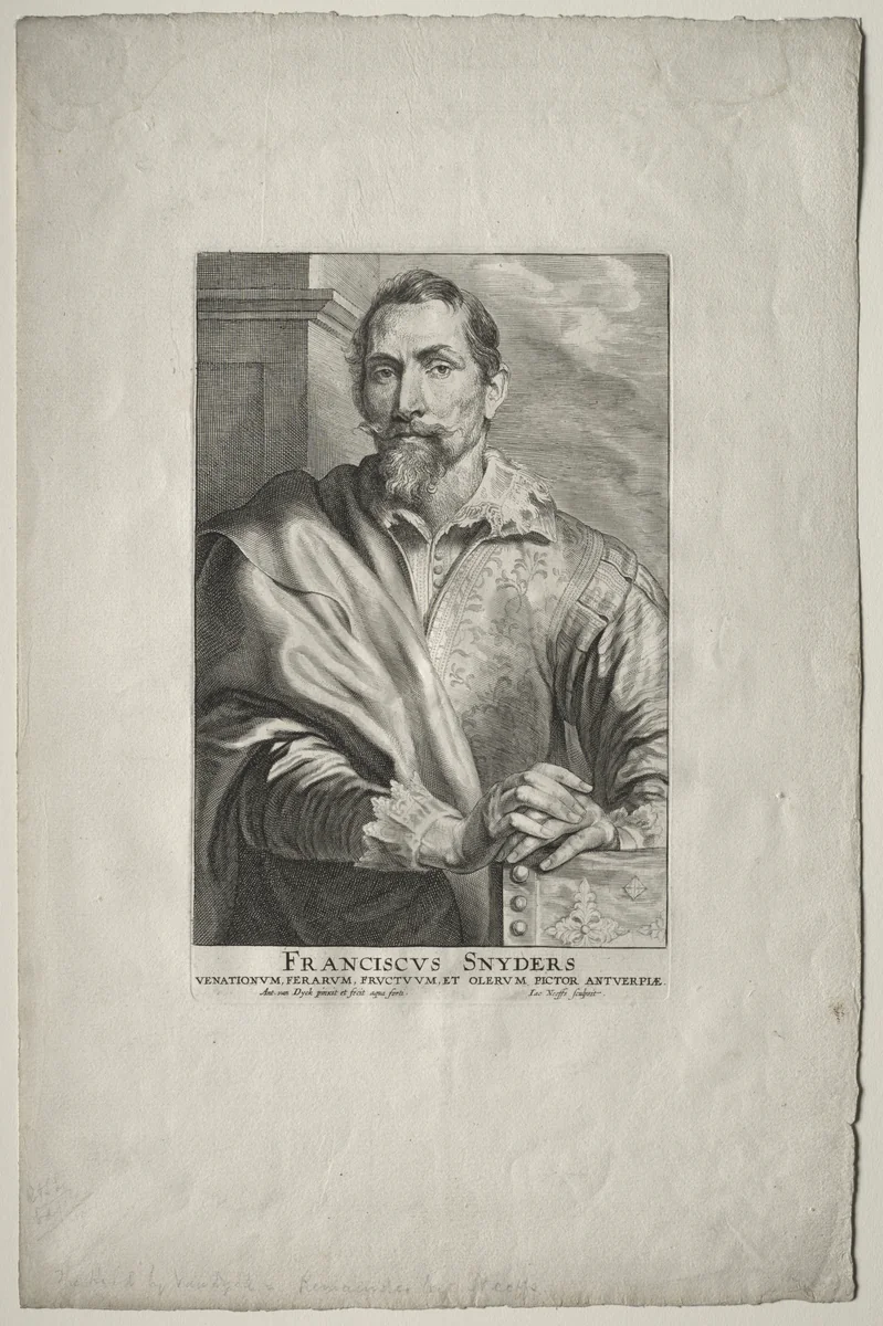 Frans Snyders by Anthony van Dyck, print, 1930-1933