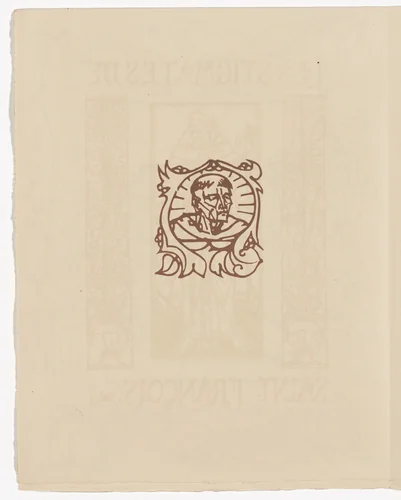 Vignette (page 300) from Les Petites Fleurs de St. François (The Little Flowers of St. Francis) by Émile Bernard, illustrated book, 1928