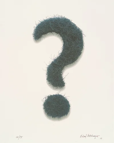 Question Mark by Richard Artschwager, print, 2001