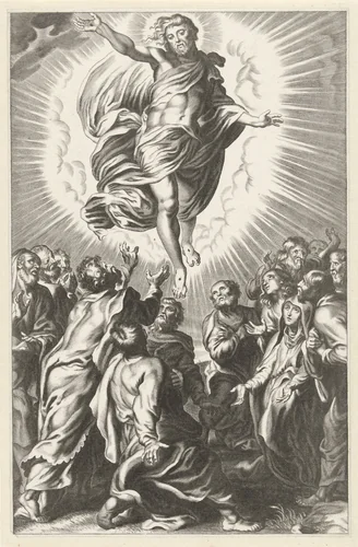 Hemelvaart by anonymous, print, 1650-1700