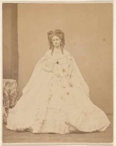 La peignoir plisié by Pierre-Louis Pierson, photograph, 1860-1869