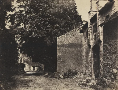 Gateway to Borwick Hall, Lancashire by John Richardson Major, photograph, 1855