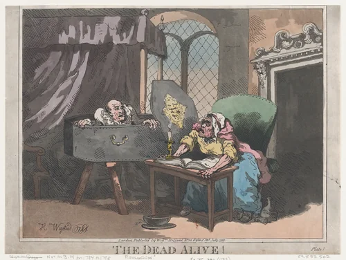 The Dead Alive! by Thomas Rowlandson, print, 1795