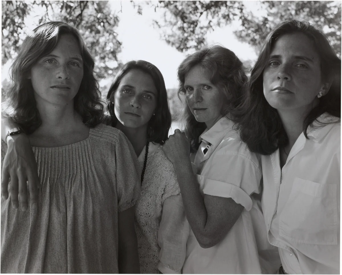 The Brown Sisters, Allston, Massachusetts by Nicholas Nixon, photograph, 1985
