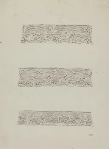 Lace Edging by Raymond Guterl, index of american design, 1939