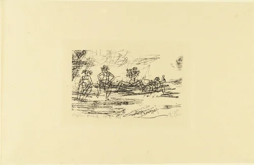 Street Children (Gassenkinder) by Paul Klee, print, 1912