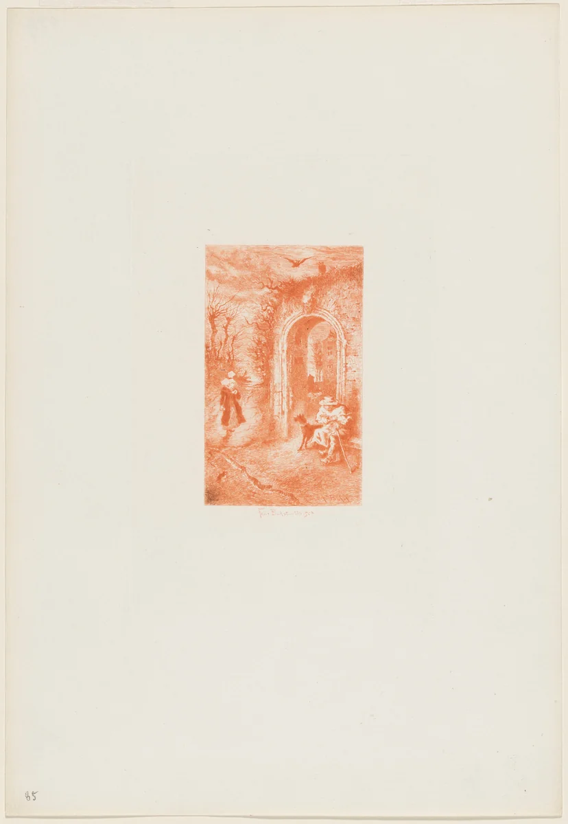 Le Patre by Félix-Hilaire Buhot, print, 1847-1898