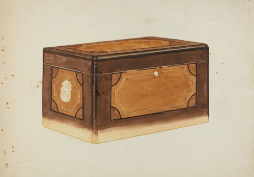 Chest by American 20th Century, index of american design, 1940