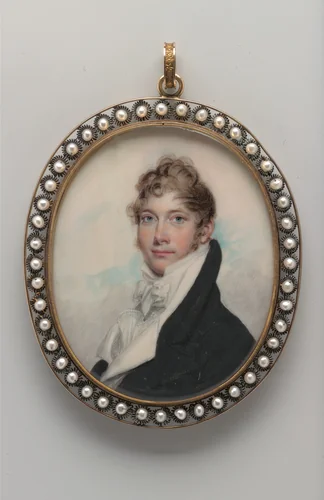Benjamin Kintzing by Benjamin Trott, artwork, 1815