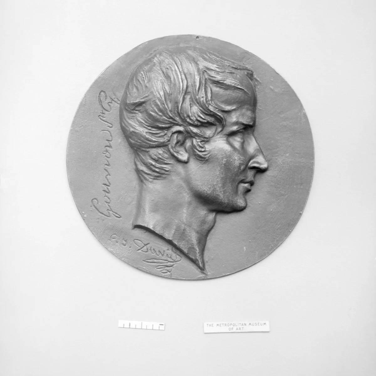 Laurent Gouvion Saint-Cyr (1764–1830), Marshal of France, Minister of War 1815–1821 by Pierre-Jean David d'Angers, metalwork, 1832