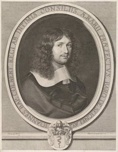 Jean-Baptiste Colbert by Robert Nanteuil, print, 1660