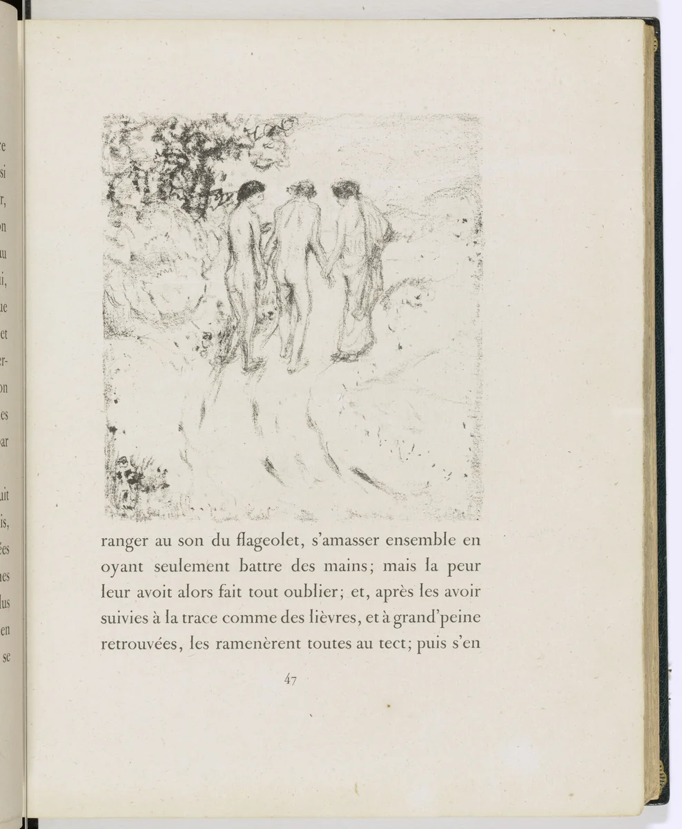 In-text plate (page 47) from Daphnis et Chloé by Pierre Bonnard, illustrated book, 1902