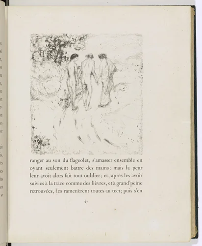 In-text plate (page 47) from Daphnis et Chloé by Pierre Bonnard, illustrated book, 1902