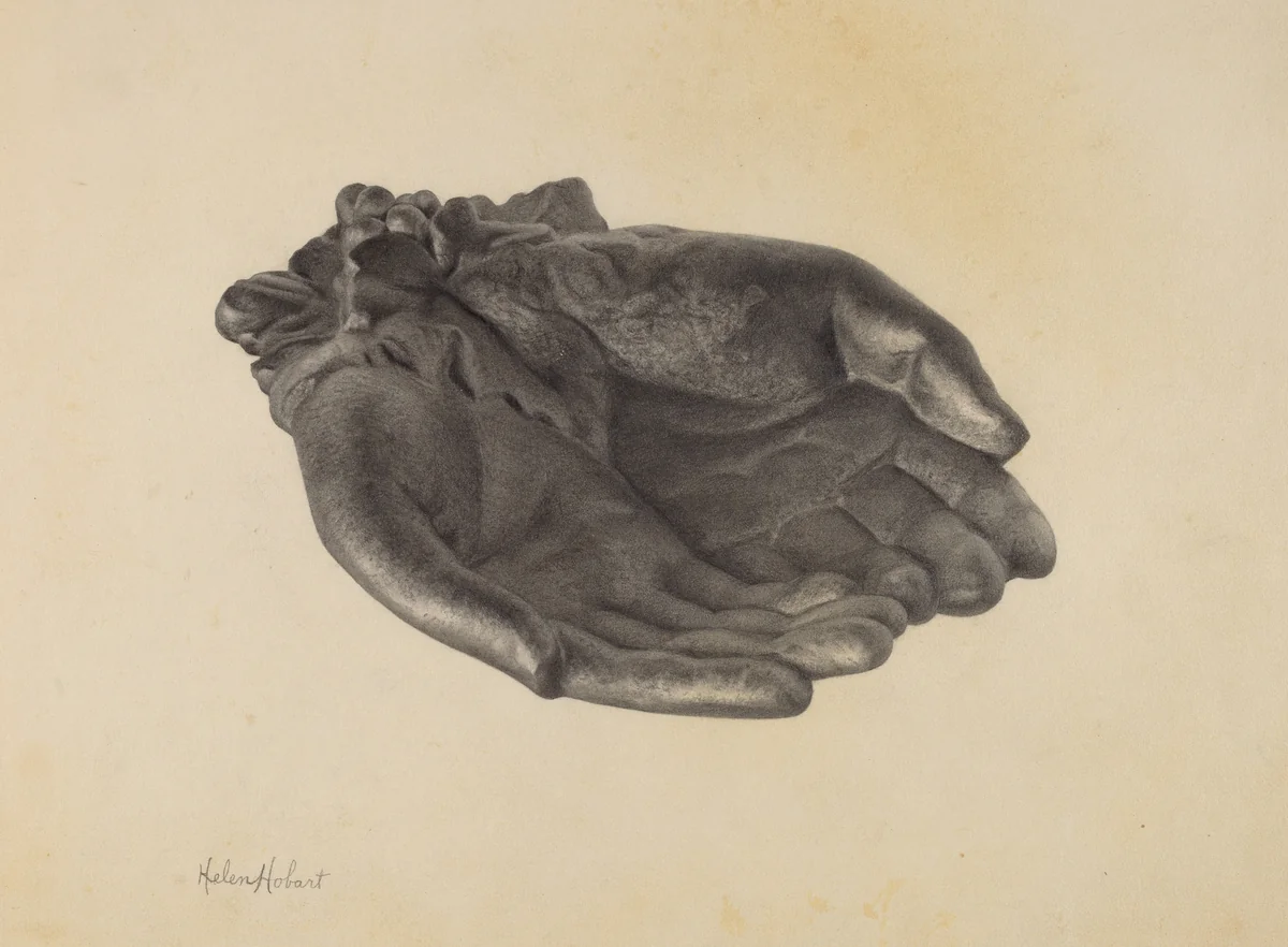 Visiting Card Tray by Helen Hobart, index of american design, 1939