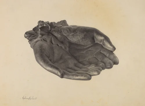 Visiting Card Tray by Helen Hobart, index of american design, 1939