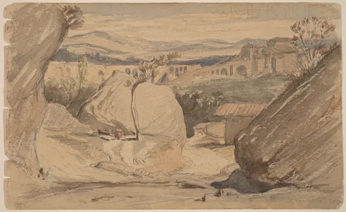 Orte by Elihu Vedder, drawing, 1887