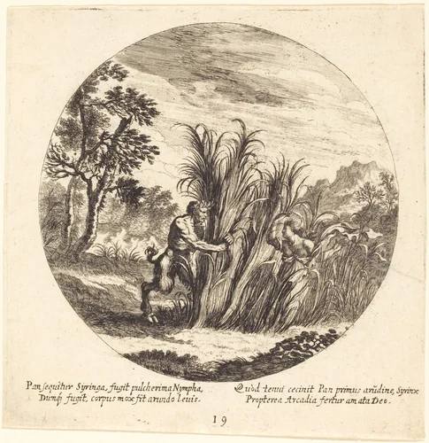Pan and Syrinx by Georg Andreas Wolfgang, portfolio, 1631-1716