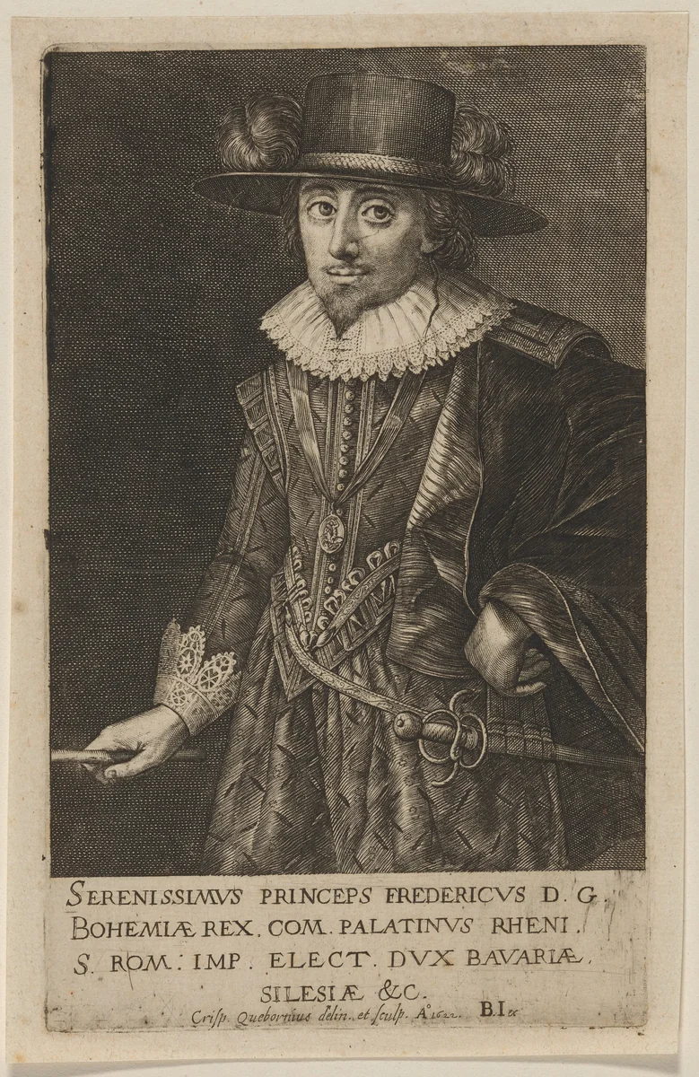 Frederick V by Crispyn van den Queboorn, print, 1604-1652