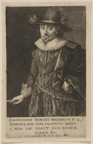 Frederick V by Crispyn van den Queboorn, print, 1604-1652