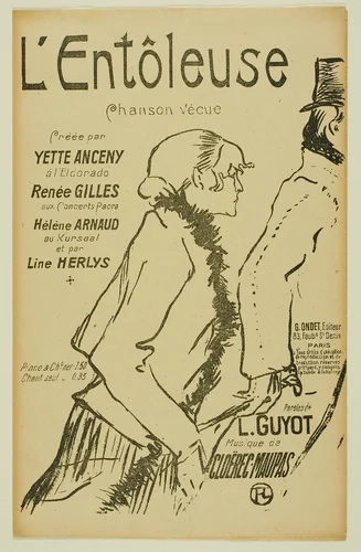 Poor Street-Walker! by Henri de Toulouse-Lautrec, print, 1893