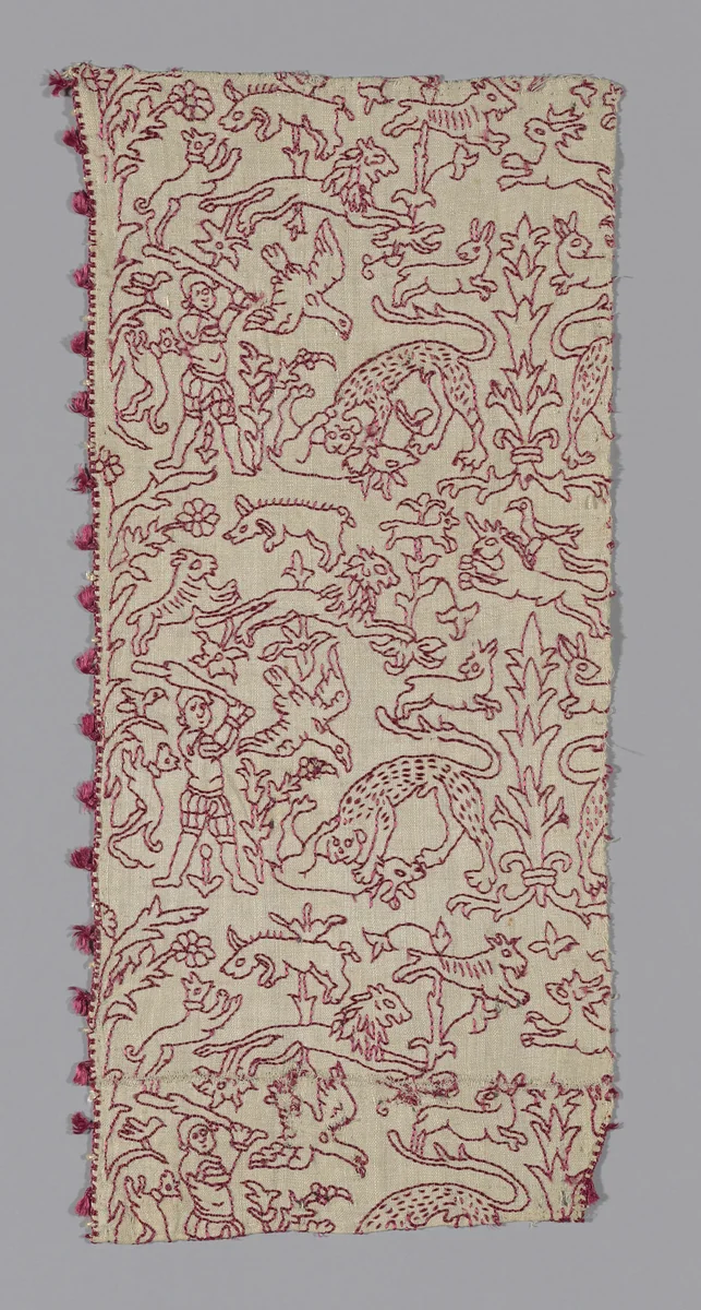 Fragment by Spain, textile, 1501-1600
