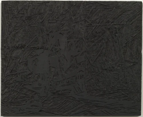 Woodblock for In the Offing (Zur Ausfahrt bereit) by Lyonel Feininger, print, 1919