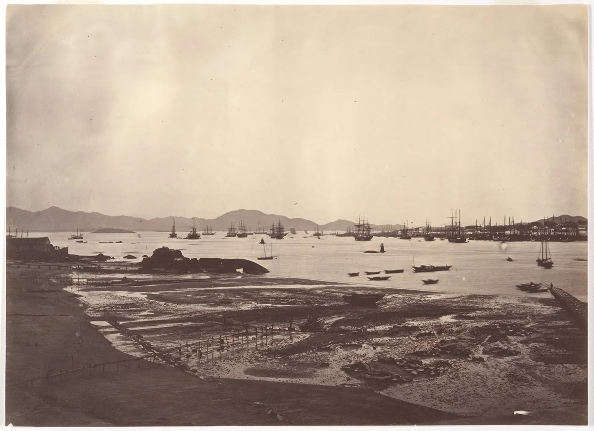 Amoy Harbour by John Thomson, photograph, 1869