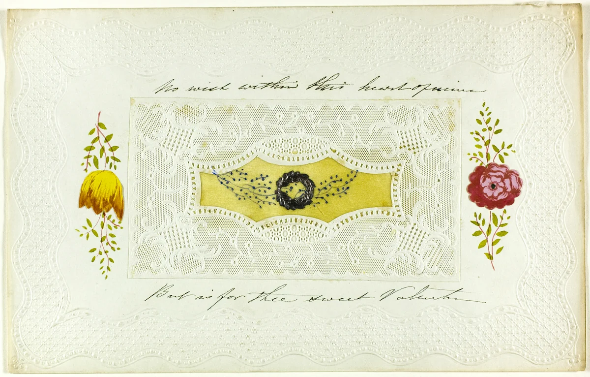 No Wish within this Heart of Mine (valentine) by Unknown Artist, other, 1801-1900