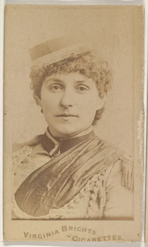 Estelle Rowe, from the Actors and Actresses series (N45, Type 1) for Virginia Brights Cigarettes by Allen & Ginter, photograph, 1885-1891