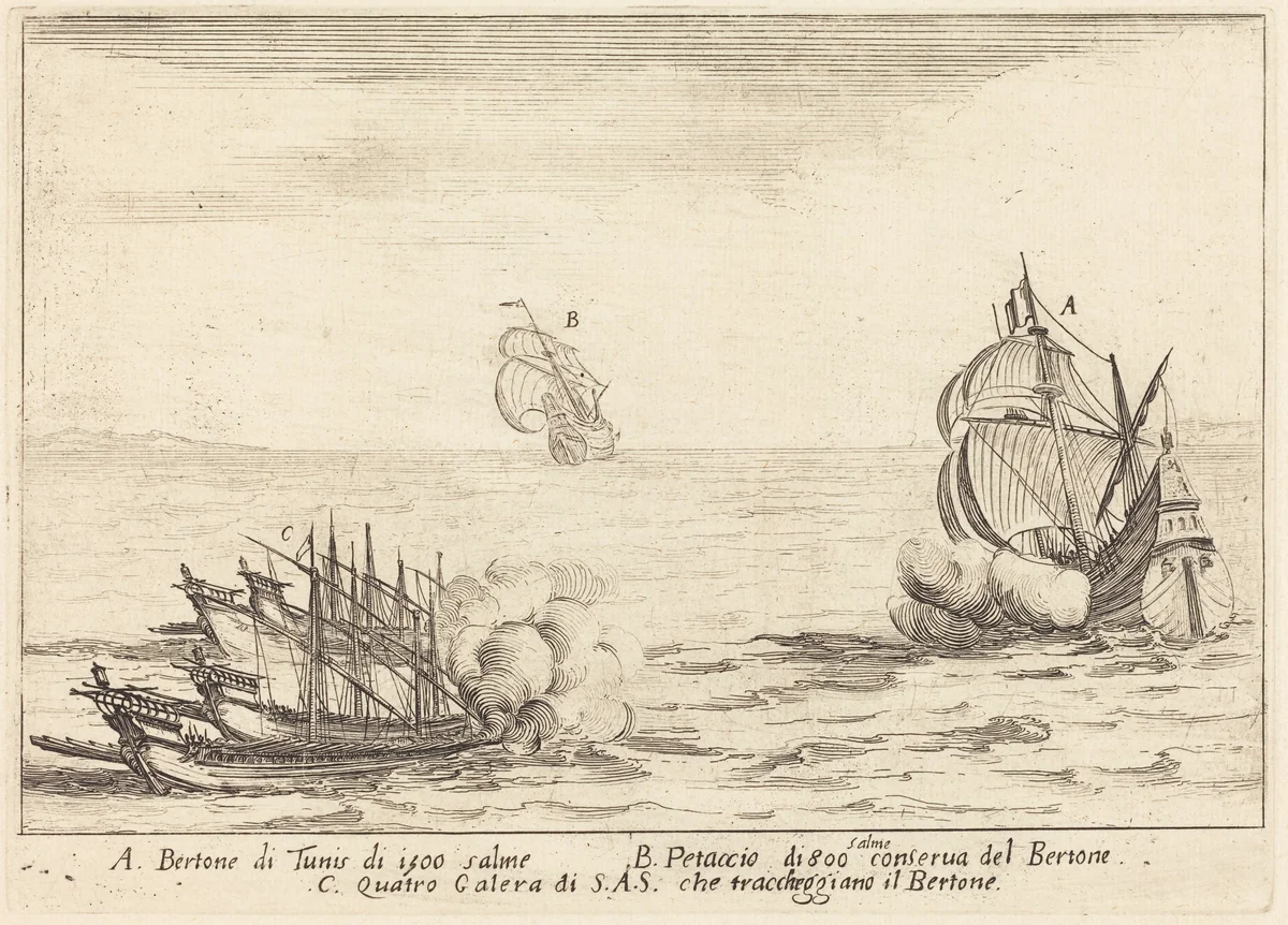 The Attack by Jacques Callot, print, 1617