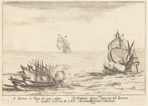 The Attack by Jacques Callot, print, 1617