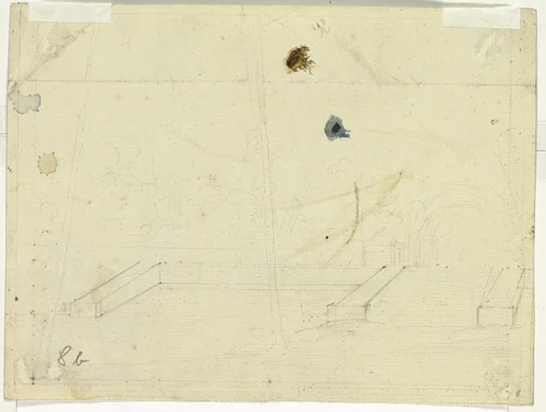 Sketches of Architecture by Pierre Antoine Mongin, drawing, 1781-1827