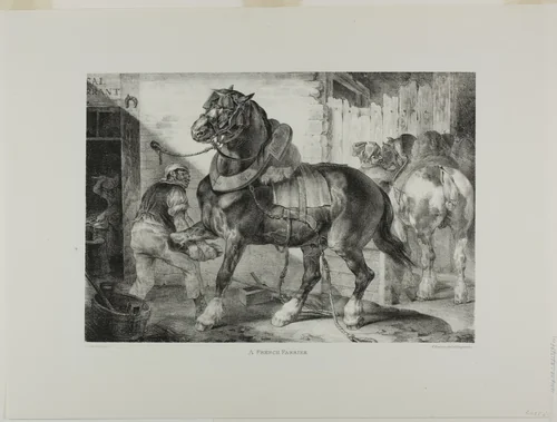 A French Farrier, plate 12 from Various Subjects Drawn from Life and on Stone (The English Suite) by Jean Louis André Théodore Géricault, print, 1821
