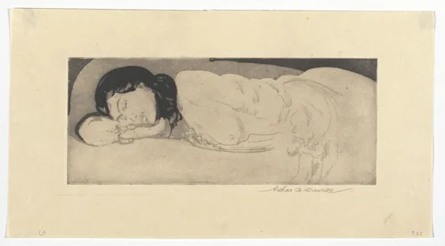 Song of Sleep by Arthur B. Davies, print, 1919