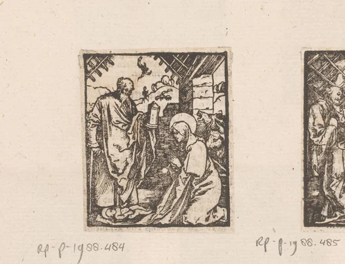 Geboorte van Christus by anonymous, print, 1536