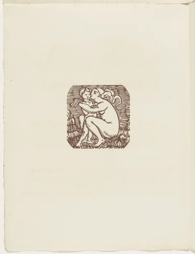 Vignette (folio 81 verso) from Les Amours (The Loves) by Émile Bernard, illustrated book, 1915