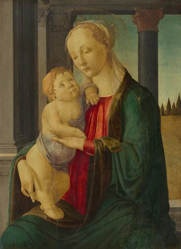 Madonna and Child by Sandro Botticelli, painting, 1470