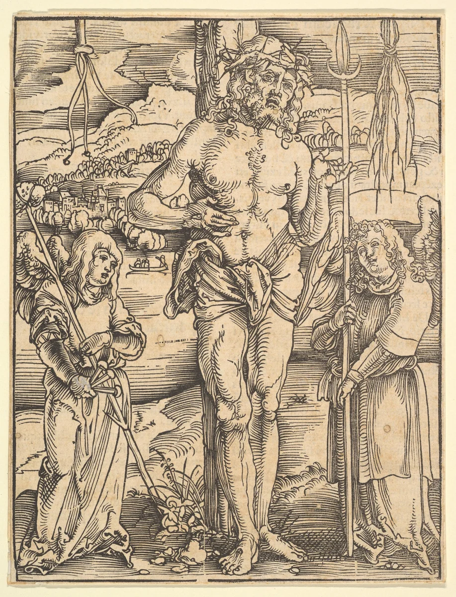 Man of Sorrows, from Speculum Passionis Domini Nostri Ihesu Christi by Hans Baldung, print, 1507