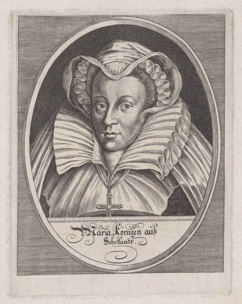 Mary, Queen of Scots by Léopold Massard, print, 1800-1899