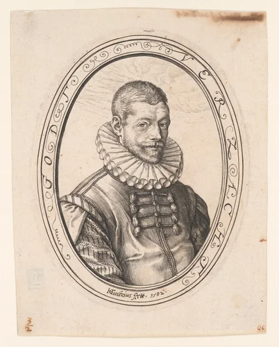 Hans Felbier by Hendrick Goltzius, print, 1582