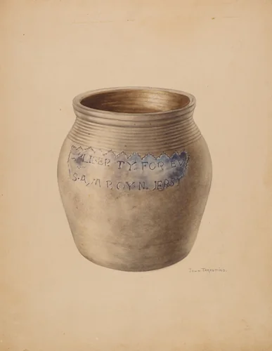 Crock by John Tarantino, index of american design, 1938