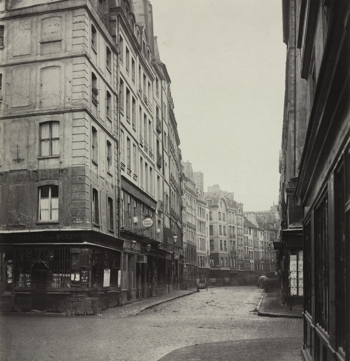 Rue de la Ferronnerie by Charles Marville, photograph, 1860-1870
