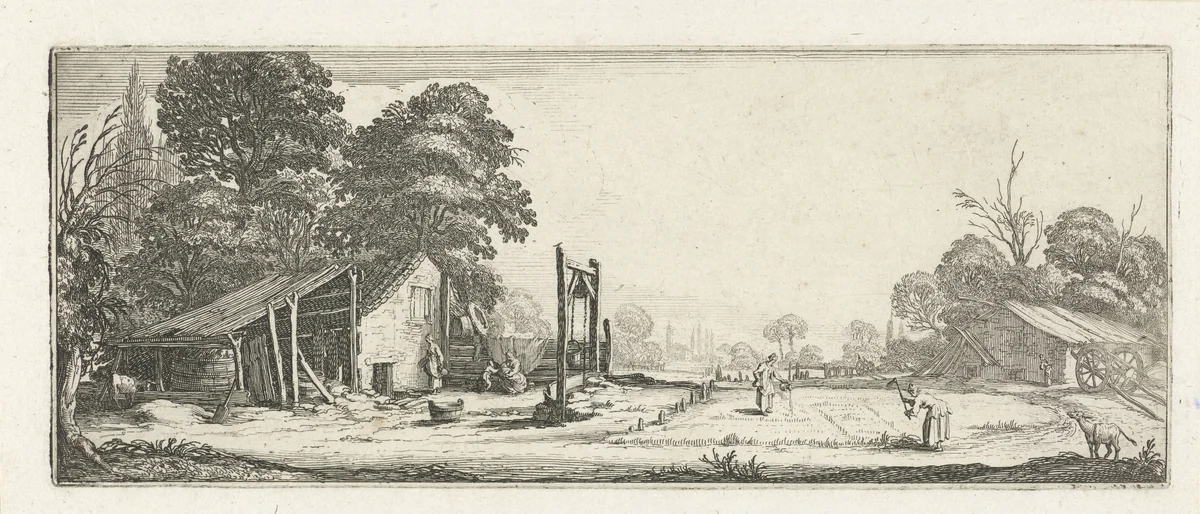 Tuin by Jacques Callot, print, 1618-1624