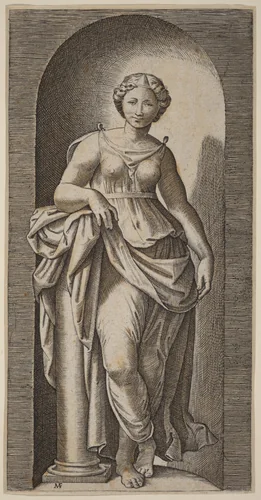 Fortitude by Marcantonio Raimondi, print, 1510-1527