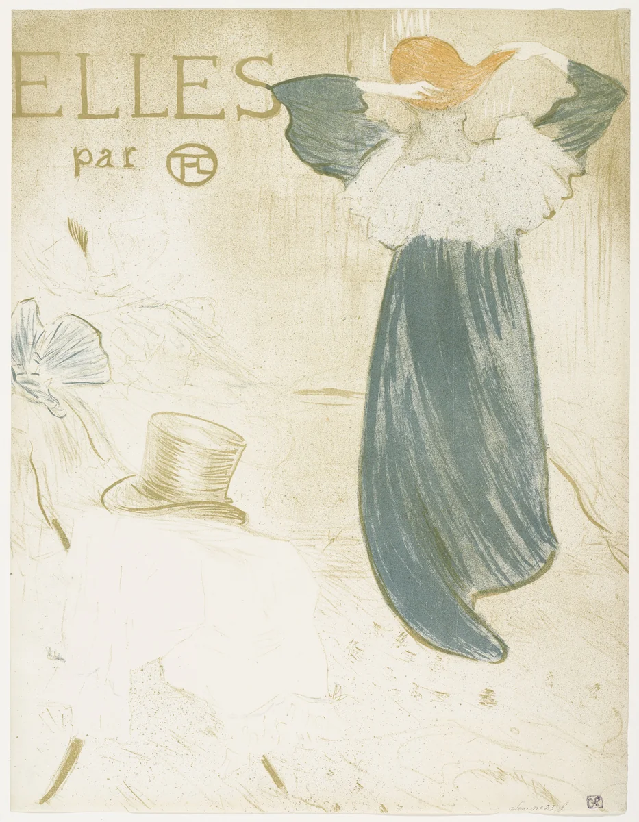 Frontispiece from Elles by Henri de Toulouse-Lautrec, print, 1896